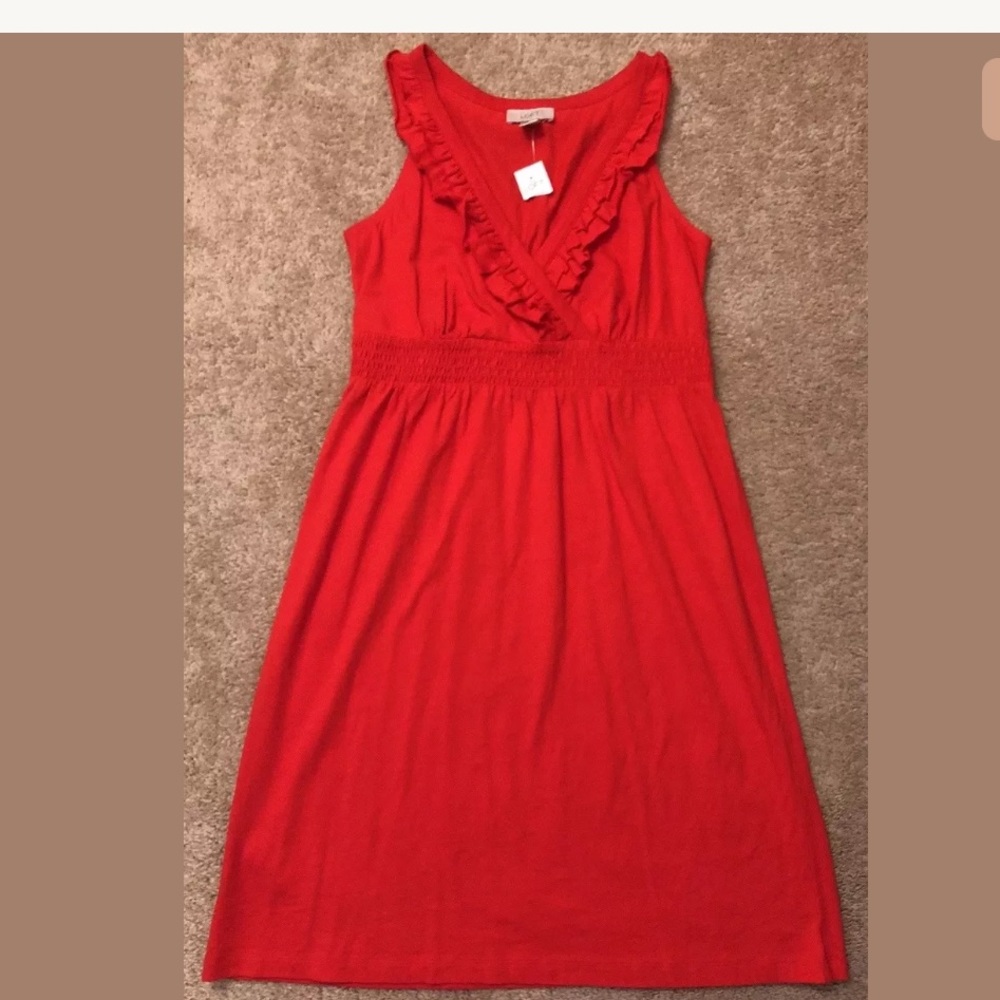 NWT Loft Orange Sundress XS